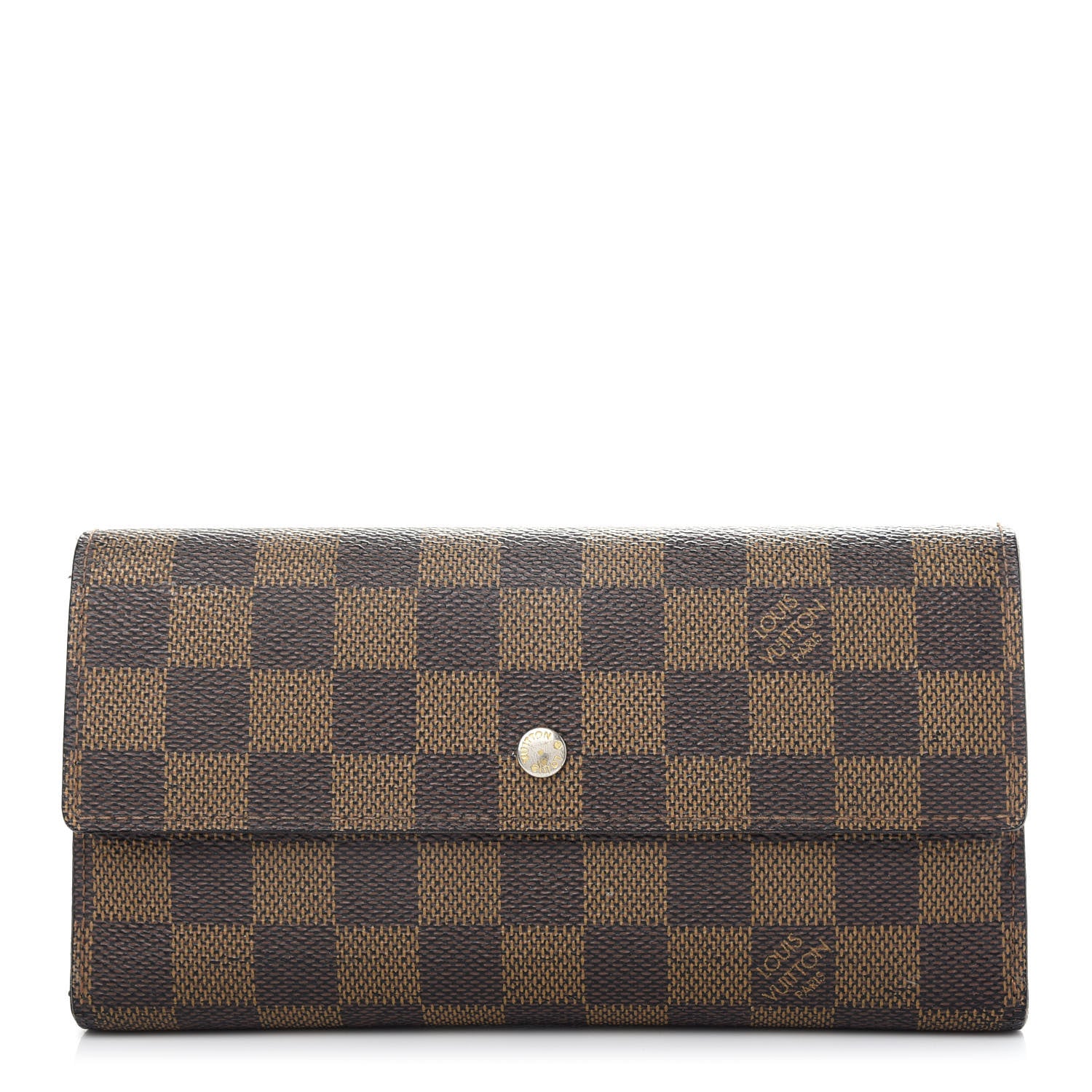 Louis Vuitton Damier Ebene Porte Tresor International Wallet 1 of 11