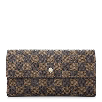 Louis Vuitton Damier Ebene Porte Tresor International Wallet 1 of 11