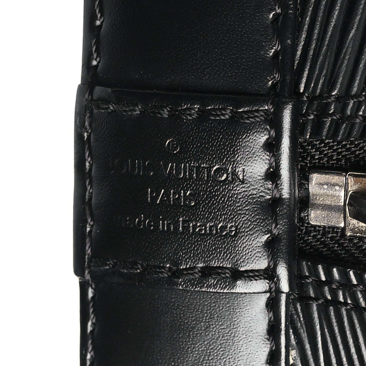 Louis Vuitton Epi Alma BB Black 6 of 11