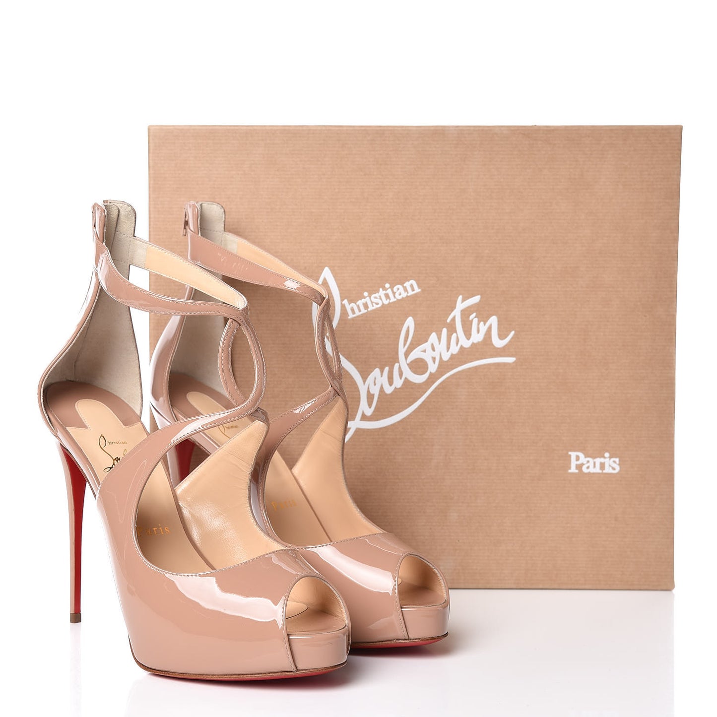 Patent Rosie 120 Pumps 40 Nude