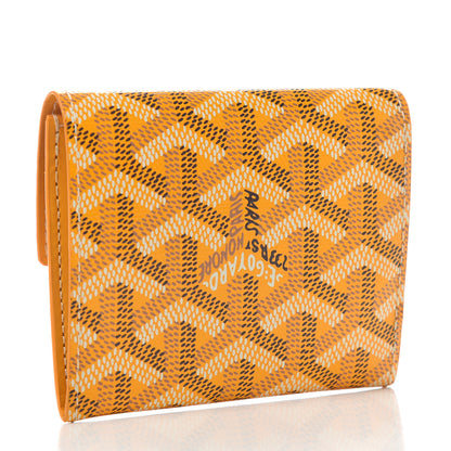 Goyard Goyardine Marigny Coin Purse Wallet Yellow 3 of 7