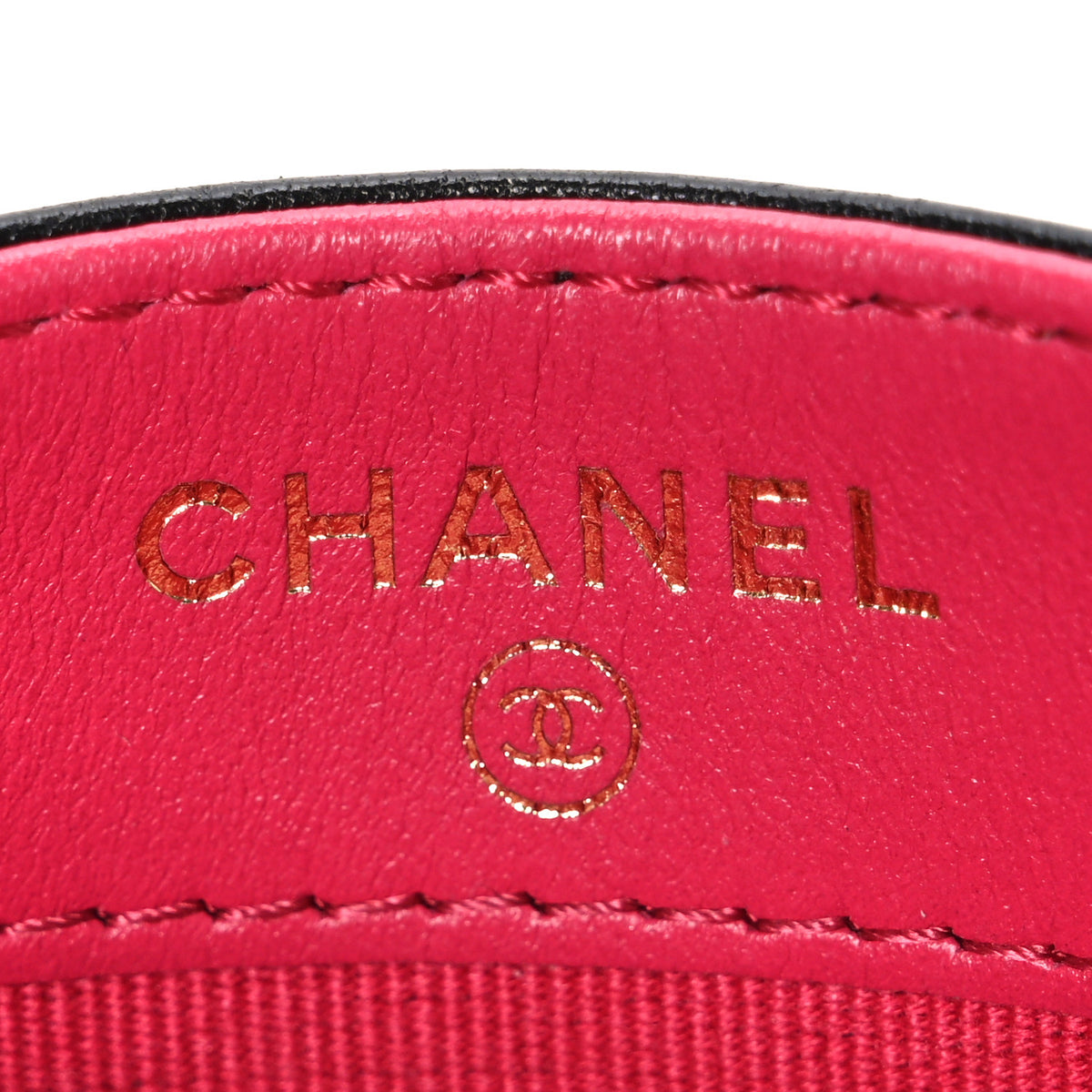 Chanel Lambskin Plexiglass Quilted Coco Love Card Holder Black 6 of 8