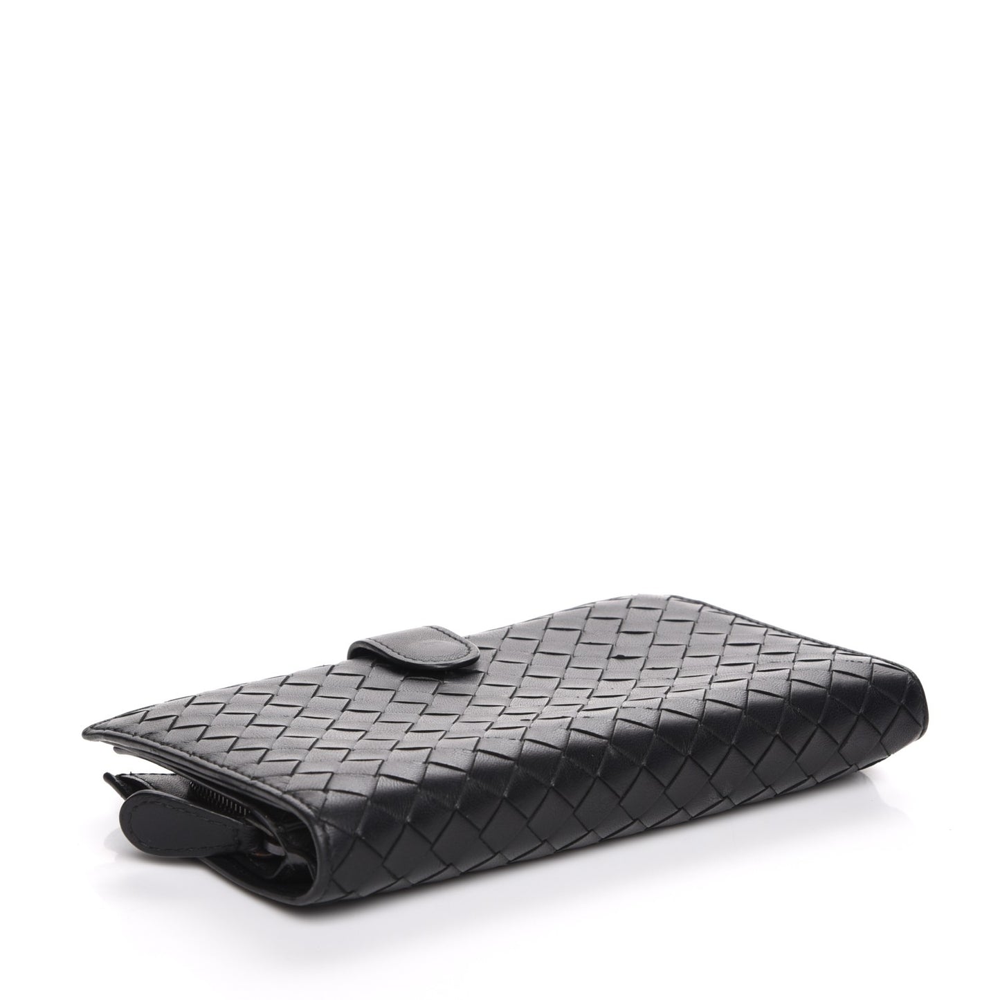 Nappa Intrecciato Continental Wallet Black