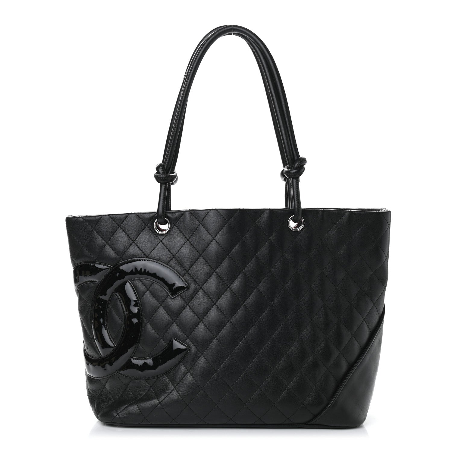 Chanel Calfskin Quilted Large Cambon Tote Black 1 of 13