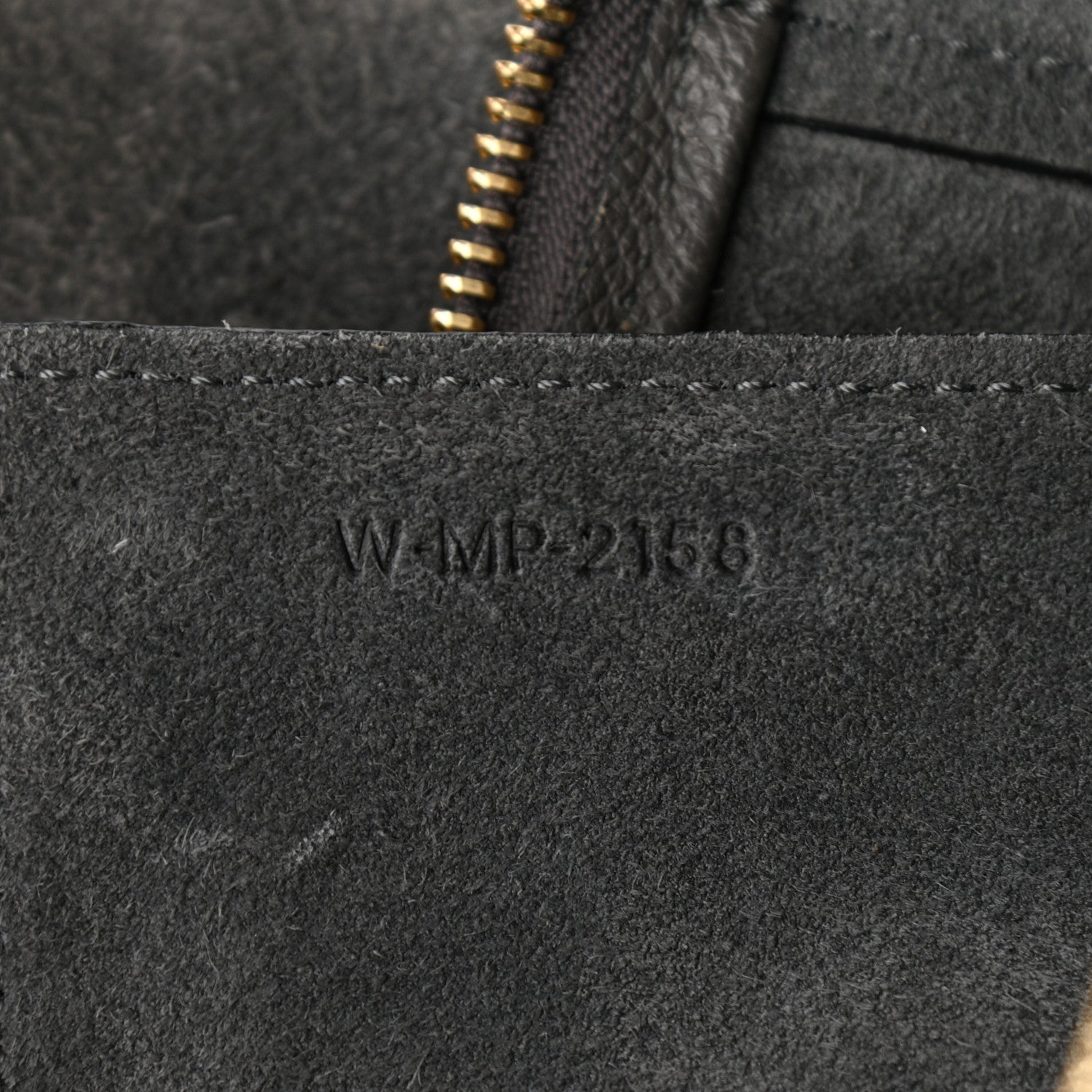 Celine Grained Calfskin Micro Belt Bag Grey 7 of 19