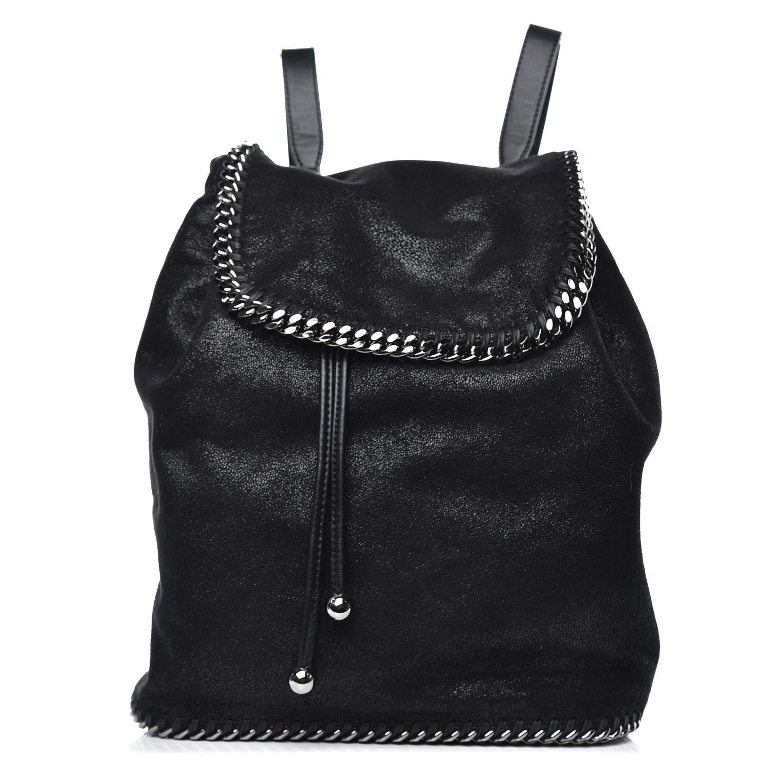 Stella McCartney Shaggy Deer Falabella Backpack Black 1 of 8