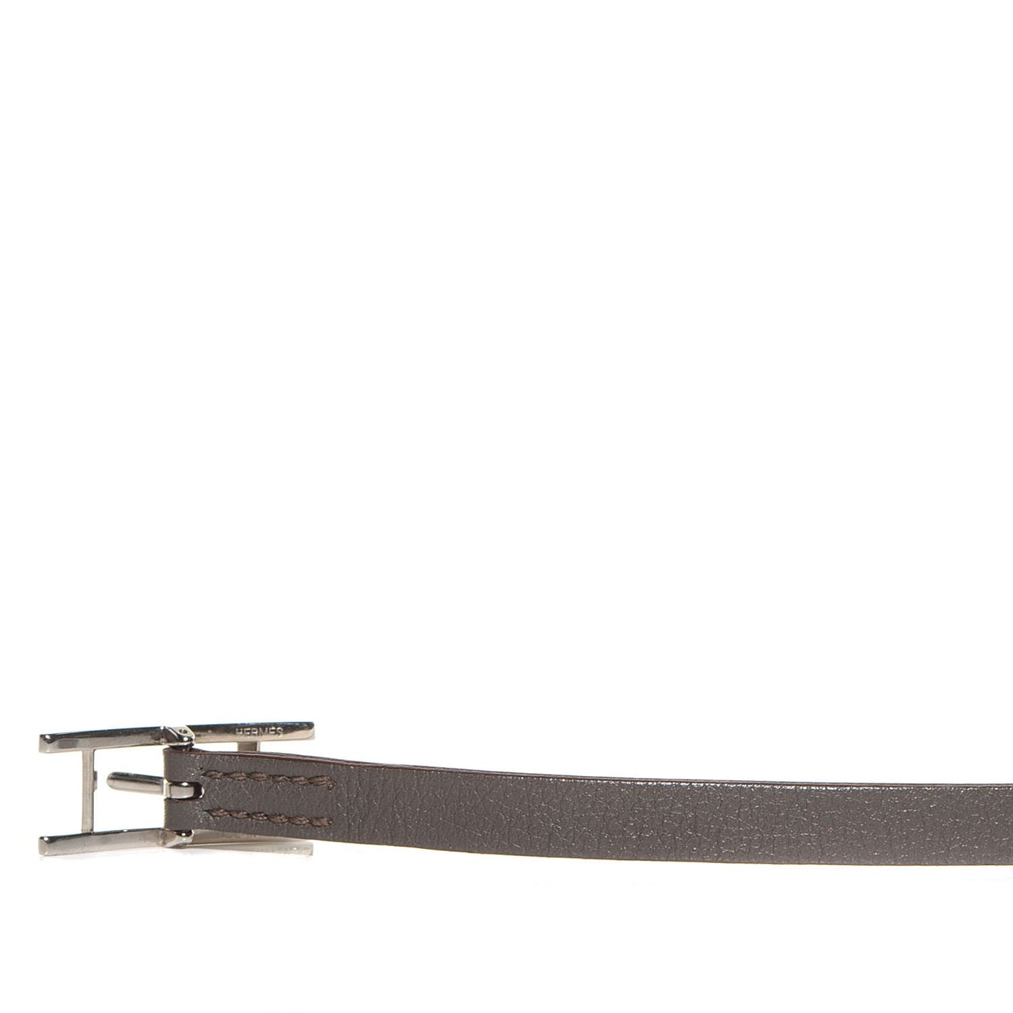 Epsom Swift Behapi Double Tour Reversible Bracelet Blanc Etain Small