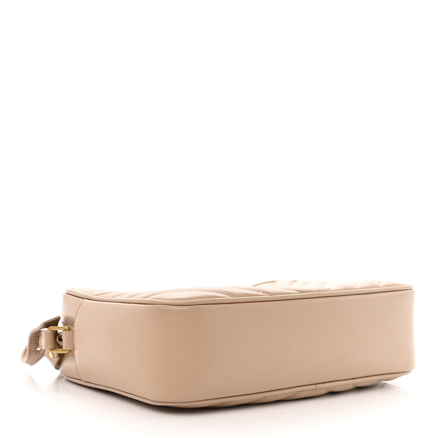 Calfskin Matelasse Monogram Lou Camera Bag Dark Beige