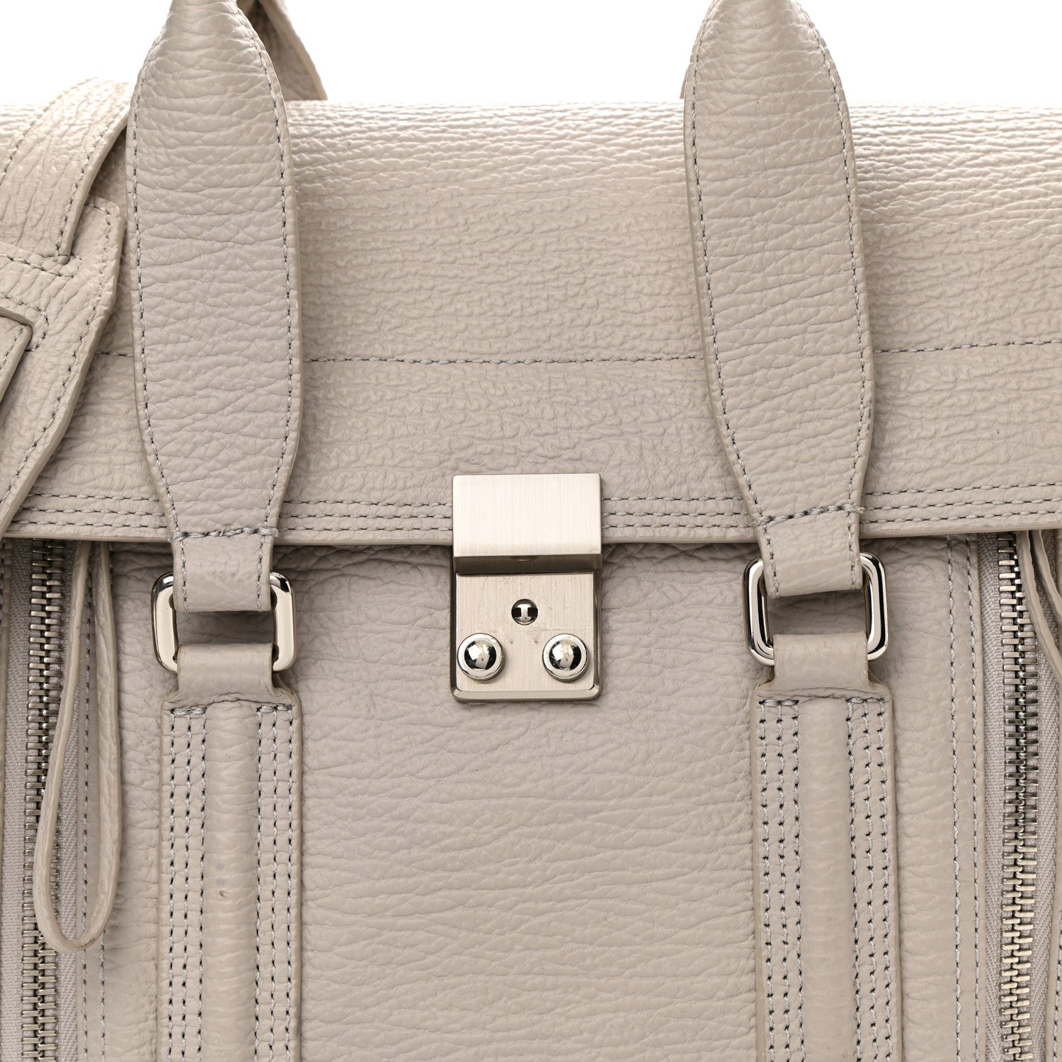 3.1 Phillip Lim Textured Calfskin Medium Pashli Satchel Feather 8 of 19