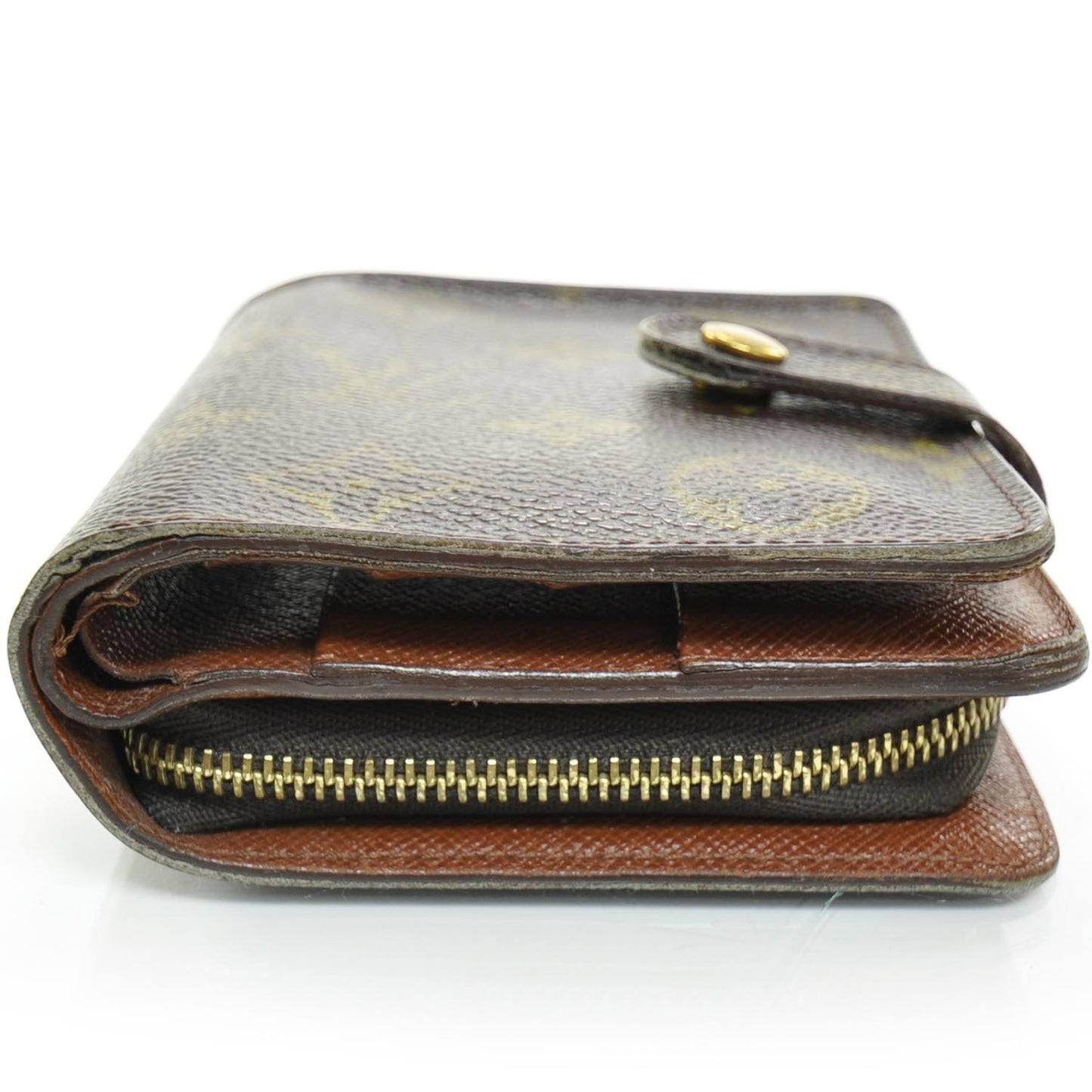 Monogram Compact Zippe Zipped Wallet