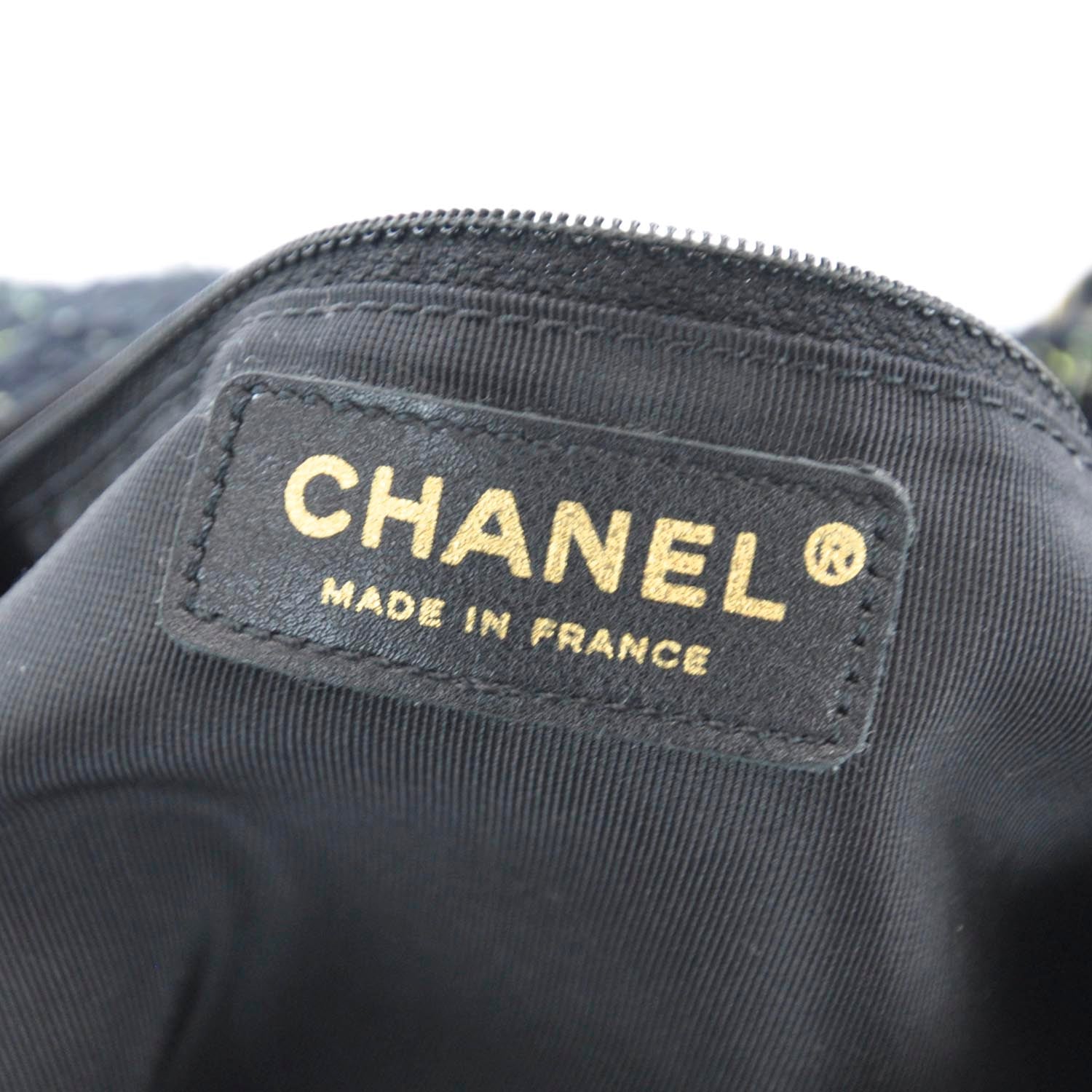 Chanel Tweed Woven Raffia Country Coco Hobo 8 of 9