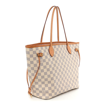 Louis Vuitton Damier Azur Neo Neverfull MM Rose Ballerine 4 of 14