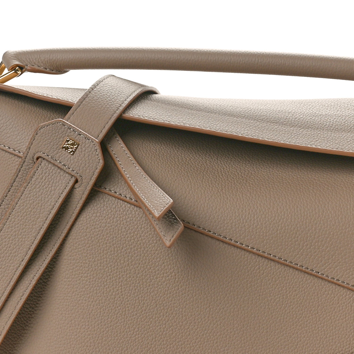 Loewe Soft Grained Calfskin Medium Puzzle Edge Bag Sand 7 of 9