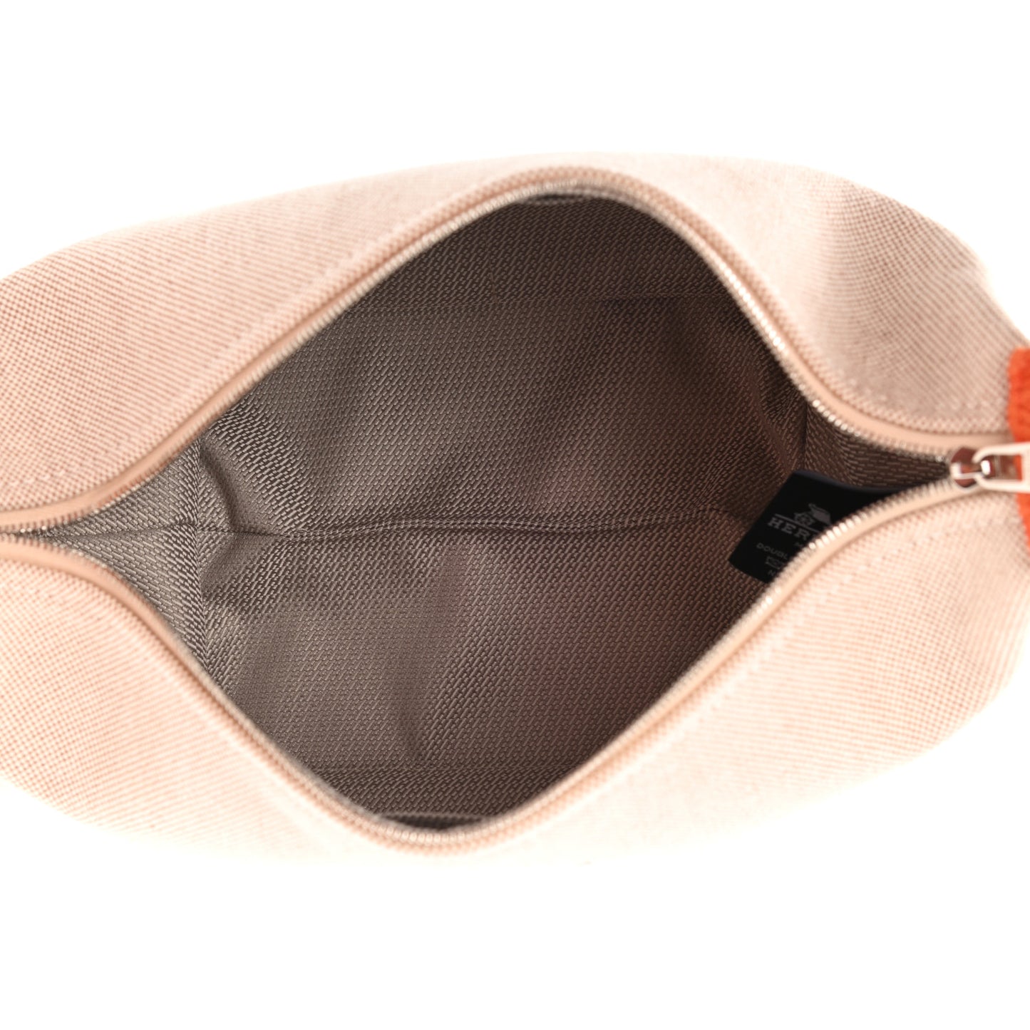 Canvas Small Bride-A-Brac Pouch Natural Orange