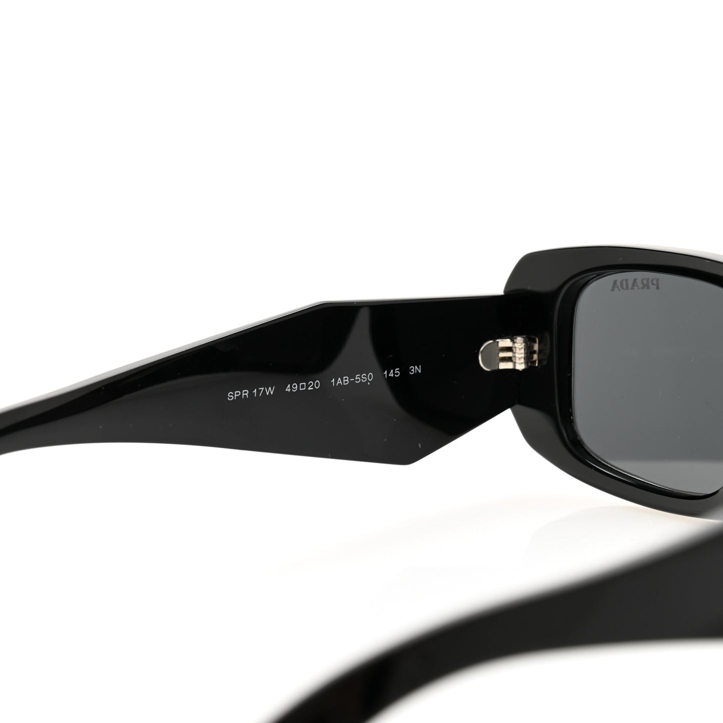Acetate Symbole Sunglasses SPR 17W Black