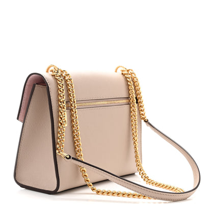 Louis Vuitton Soft Calfskin Mylockme Chain Bag BB Greige 3 of 9