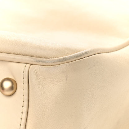 Chanel Lambskin Camellia Tote Beige 9 of 14