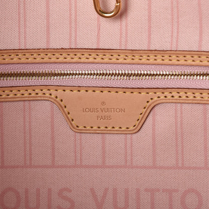 Louis Vuitton Damier Azur Neo Neverfull GM Rose Ballerine 8 of 9
