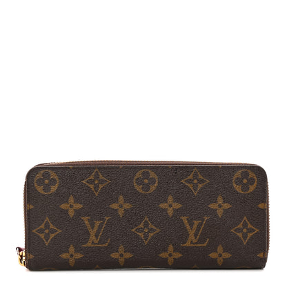 Louis Vuitton Monogram Clemence Wallet Fuchsia 1 of 8
