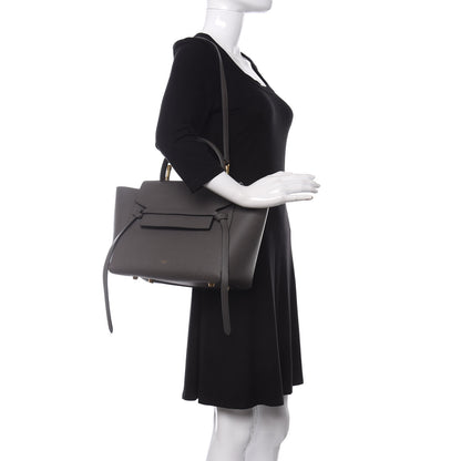 Celine Grained Calfskin Small Belt Bag Grey 2 of 9