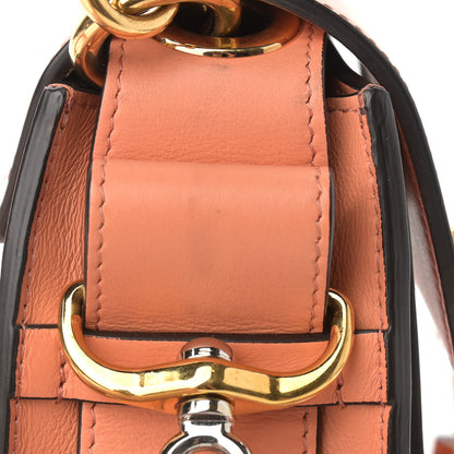 Chloe Patent Calfskin Suede Small Tess Bag Autumnal Brown 11 of 15