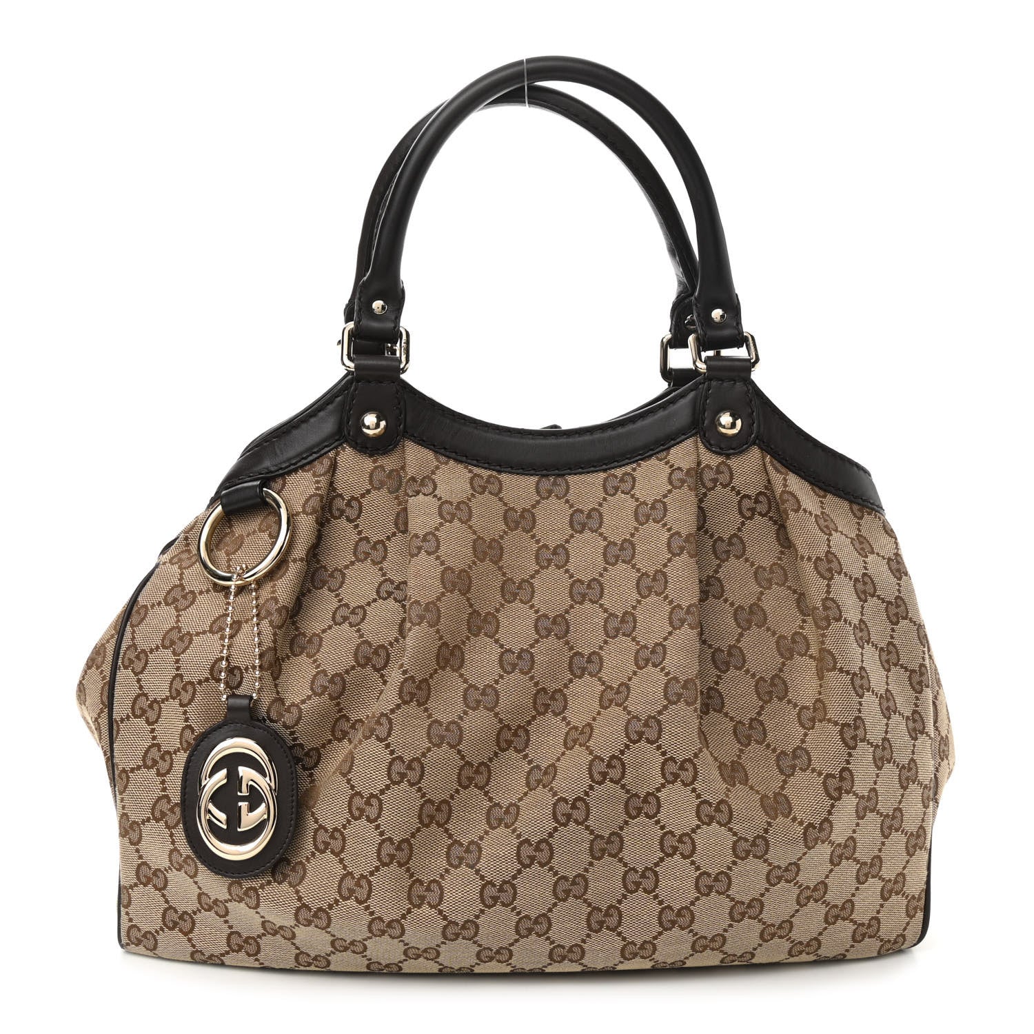 Gucci Monogram Medium Sukey Tote Dark Brown 1 of 11