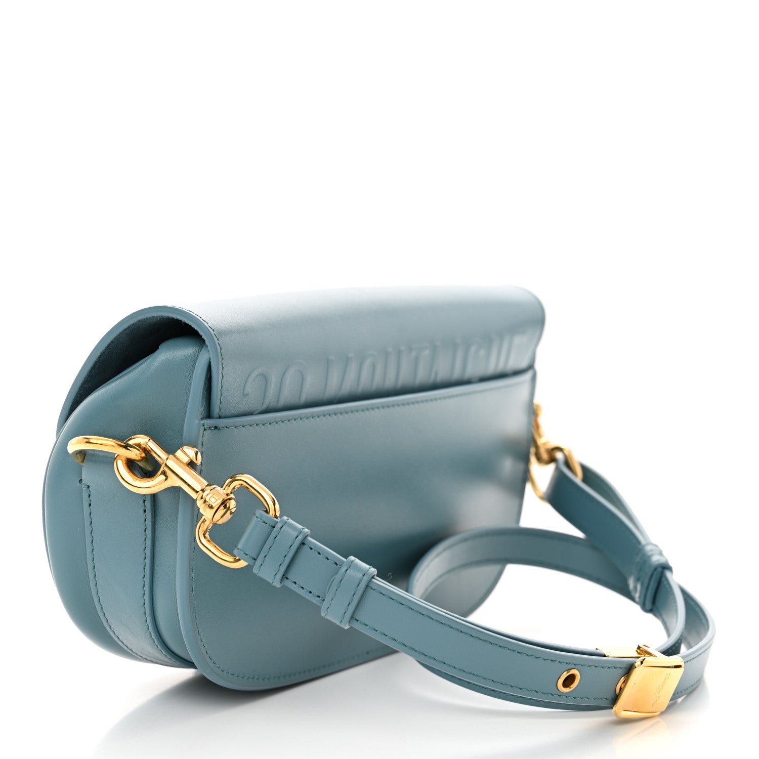 Christian Dior Box Calfskin East West Bobby Bag Blue 3 of 9