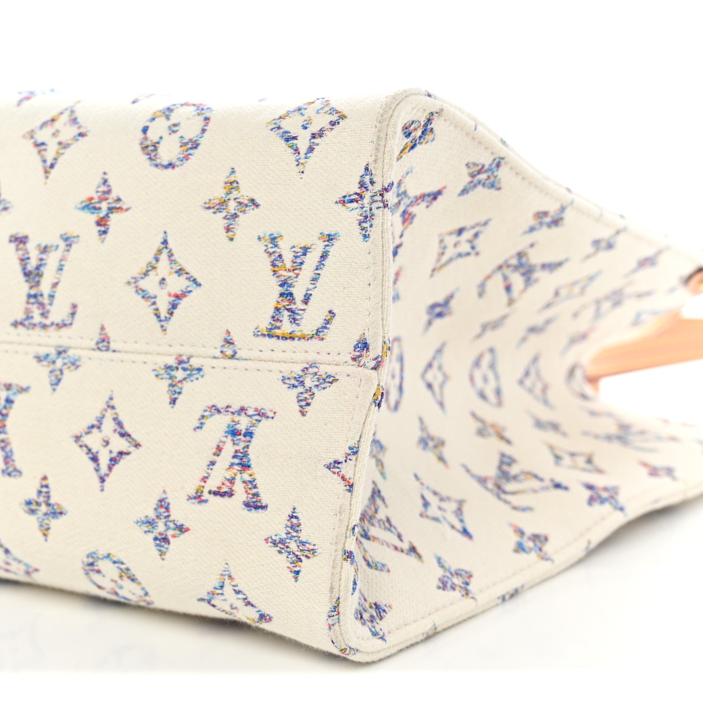 Monogram Jacquard Nautical Onthego MM Multicolor Beige