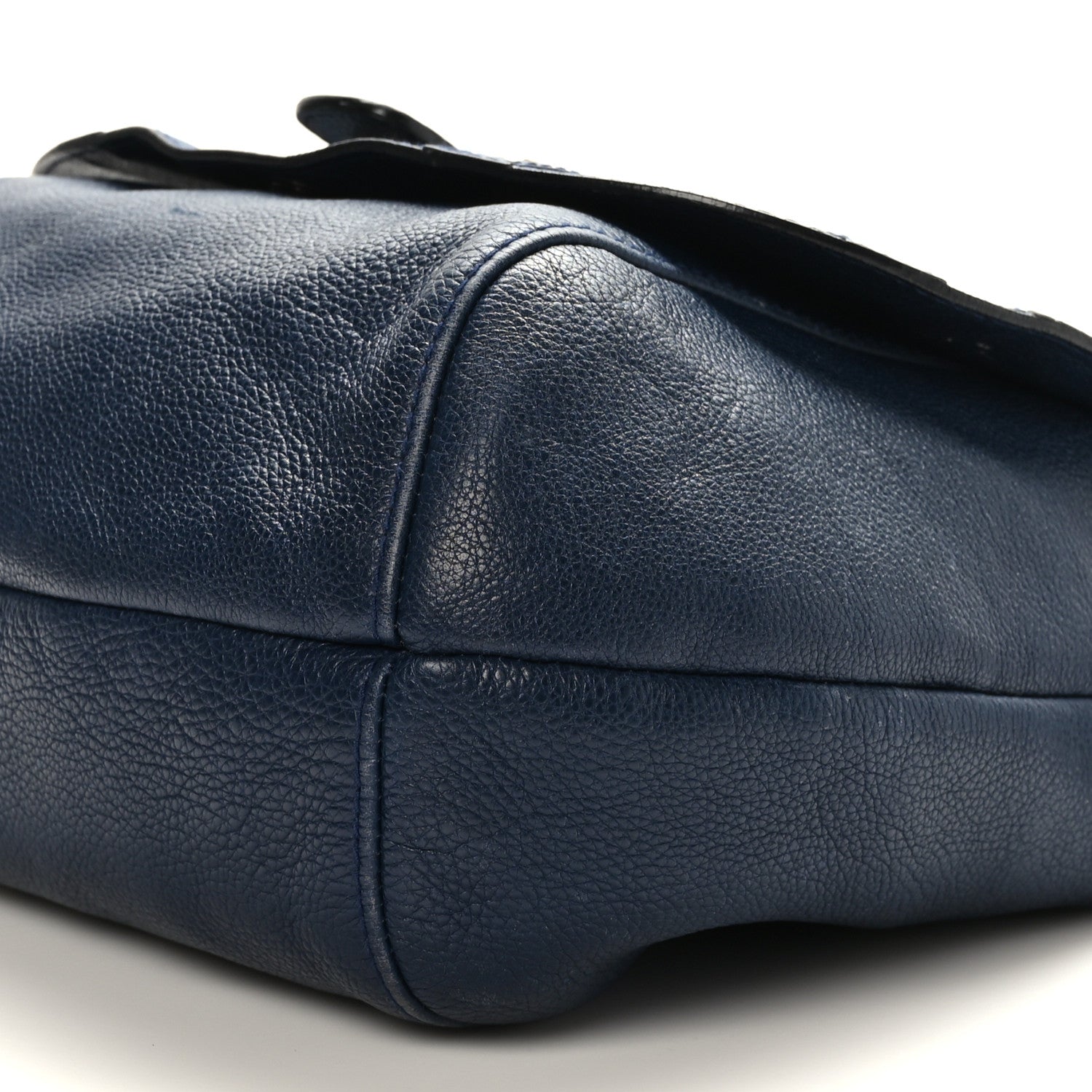 Gucci Calfskin Large Techno Horsebit Flap Blue 9 of 9