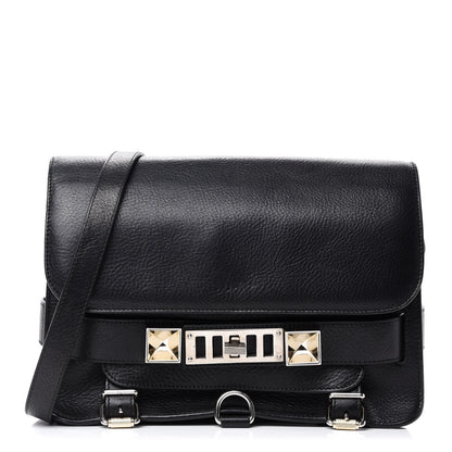 Proenza Schouler Calfskin PS11 Classic Shoulder Bag Black 1 of 11