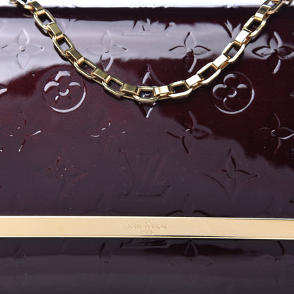 Louis Vuitton Vernis Ana Clutch Amarante 9 of 9