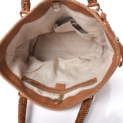 Gucci Calfskin Medium Marrakech Tote Camel 5 of 10