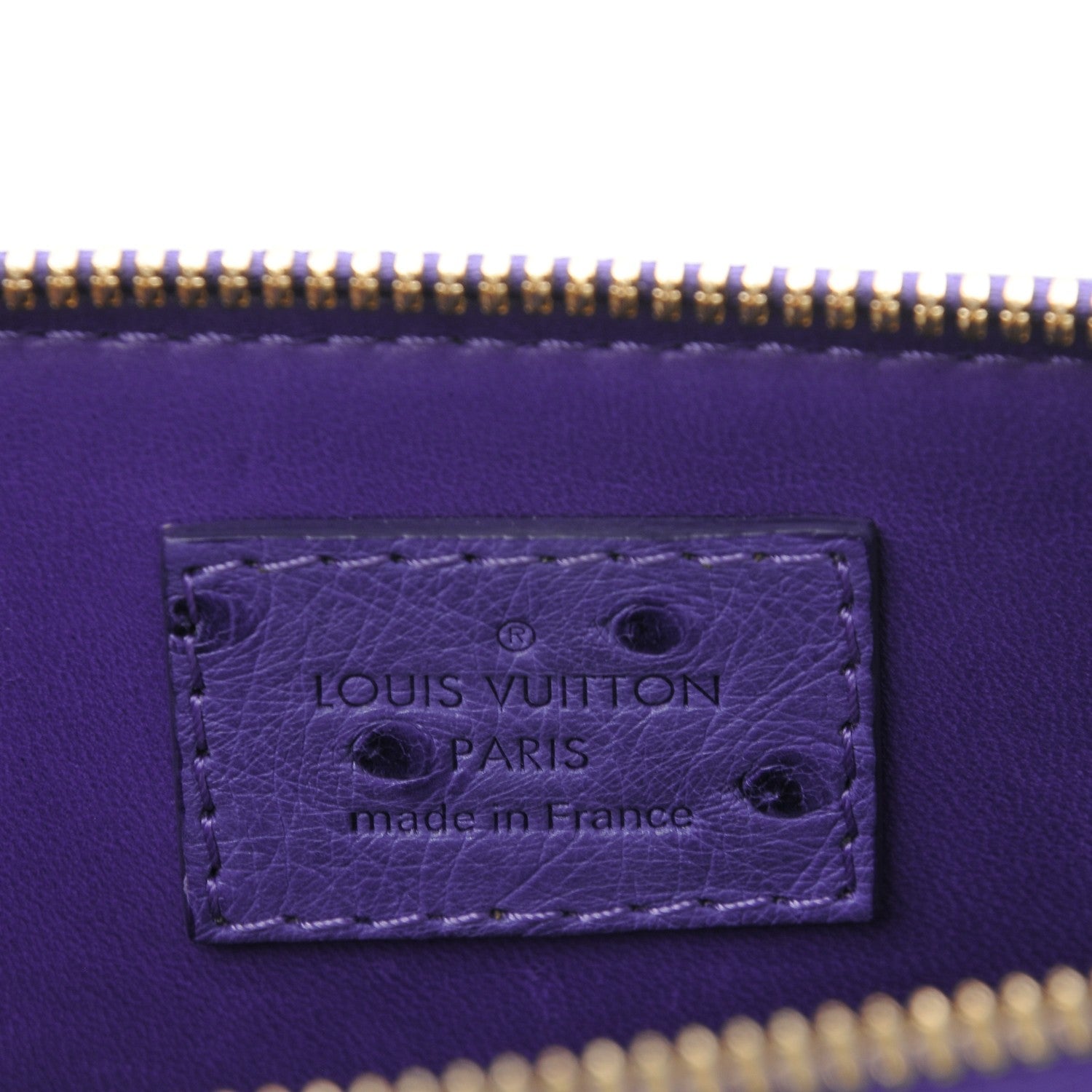 Louis Vuitton Ostrich Alma BB Figue 6 of 6