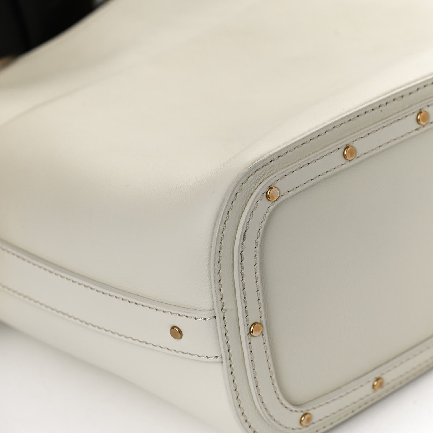 Chloe Smooth Calfskin Small Roy Bucket Bag Natural White 11 of 12