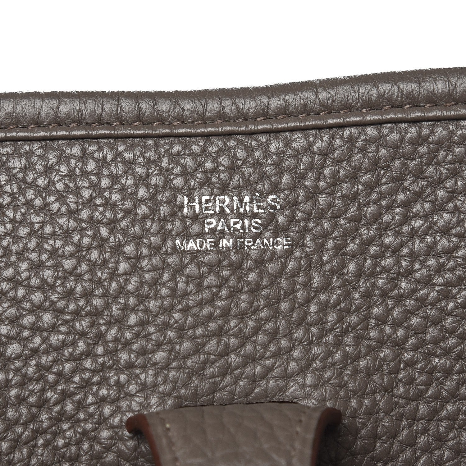 Hermes Taurillon Clemence Evelyne III PM Etain 6 of 9