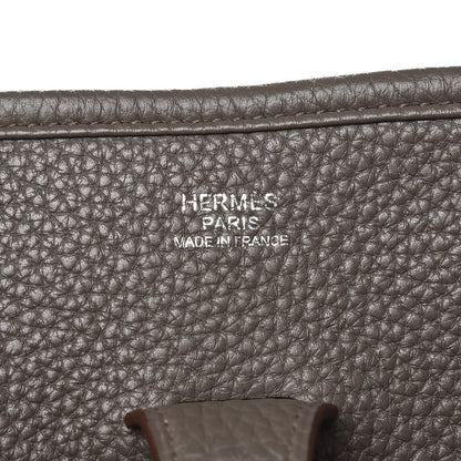 Hermes Taurillon Clemence Evelyne III PM Etain 6 of 9