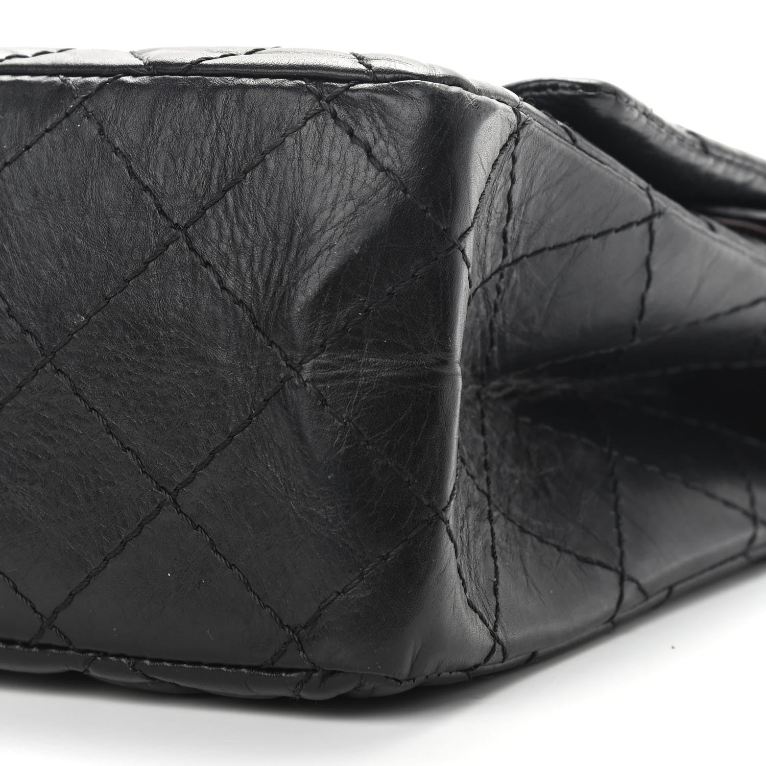 Chanel Aged Calfskin Quilted 2.55 Reissue 226 Flap Black 10 of 11