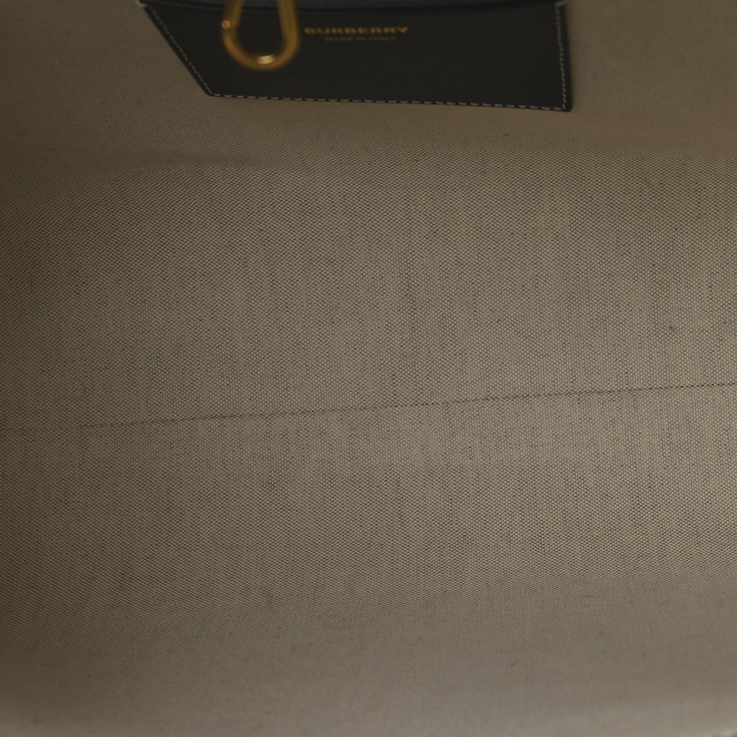 Burberry Calfskin Monogram Motif TB Medium Soft Tote Black 5 of 10