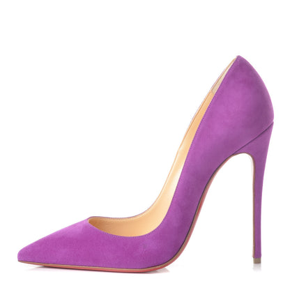 Christian Louboutin Suede So Kate 120 Pumps 37.5 Orchidee 1 of 7