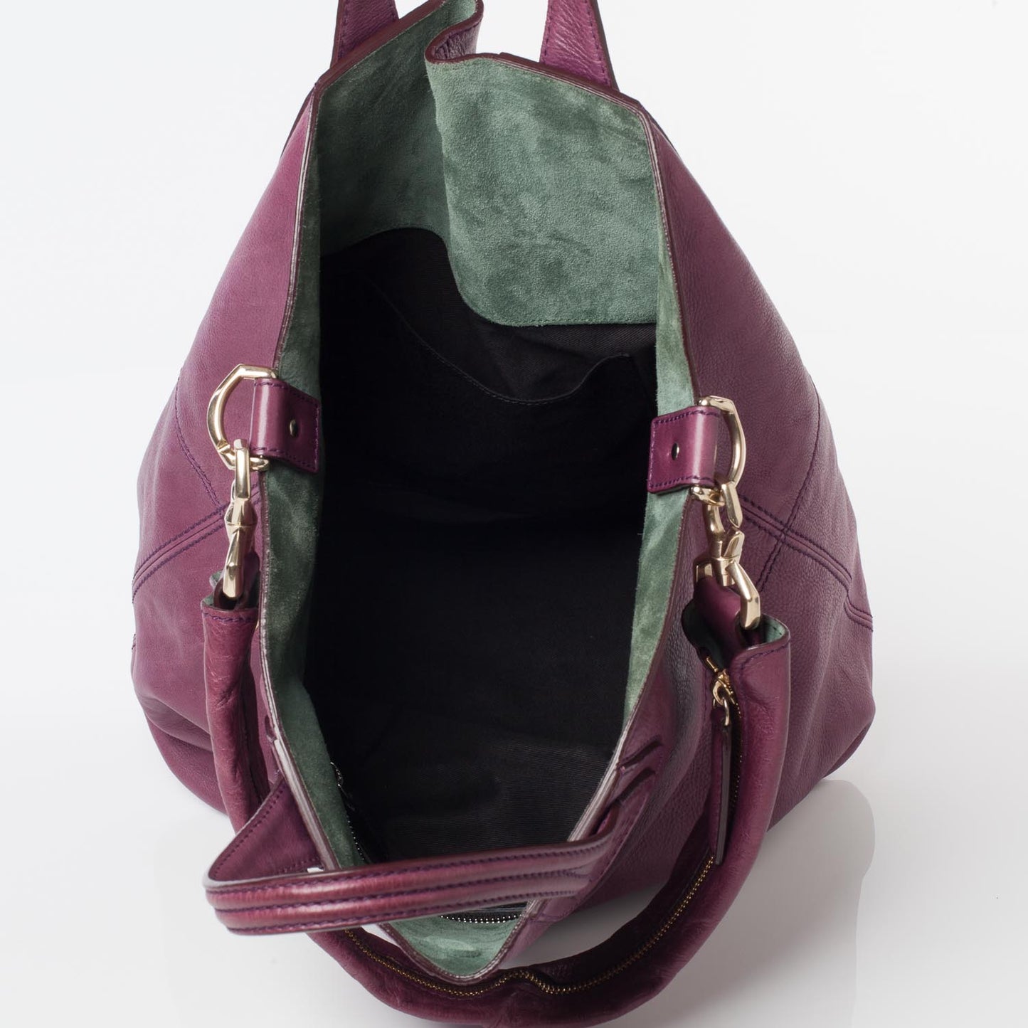 Lambskin North South Nightingale Aubergine