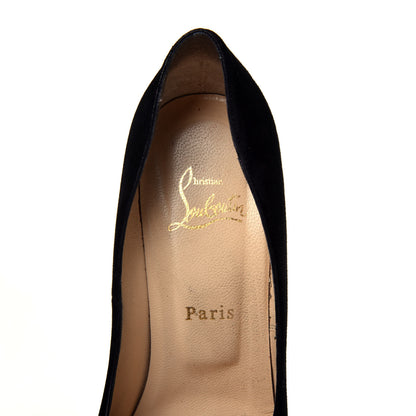 Christian Louboutin Veau Velours Highness 160 Pumps 39 Black 7 of 8