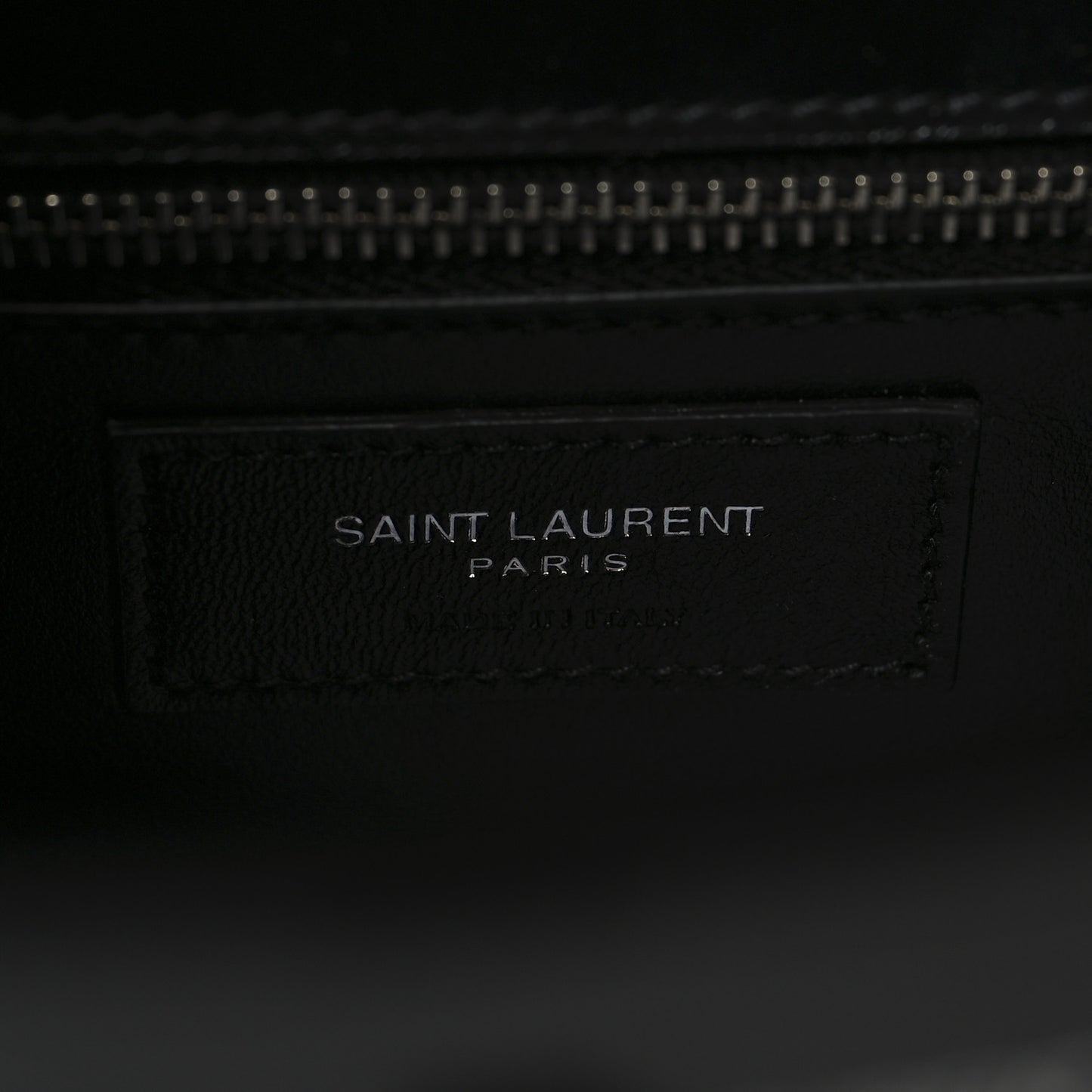 Shiny Calfskin Le Fermoir Top Handle Bag Small Black