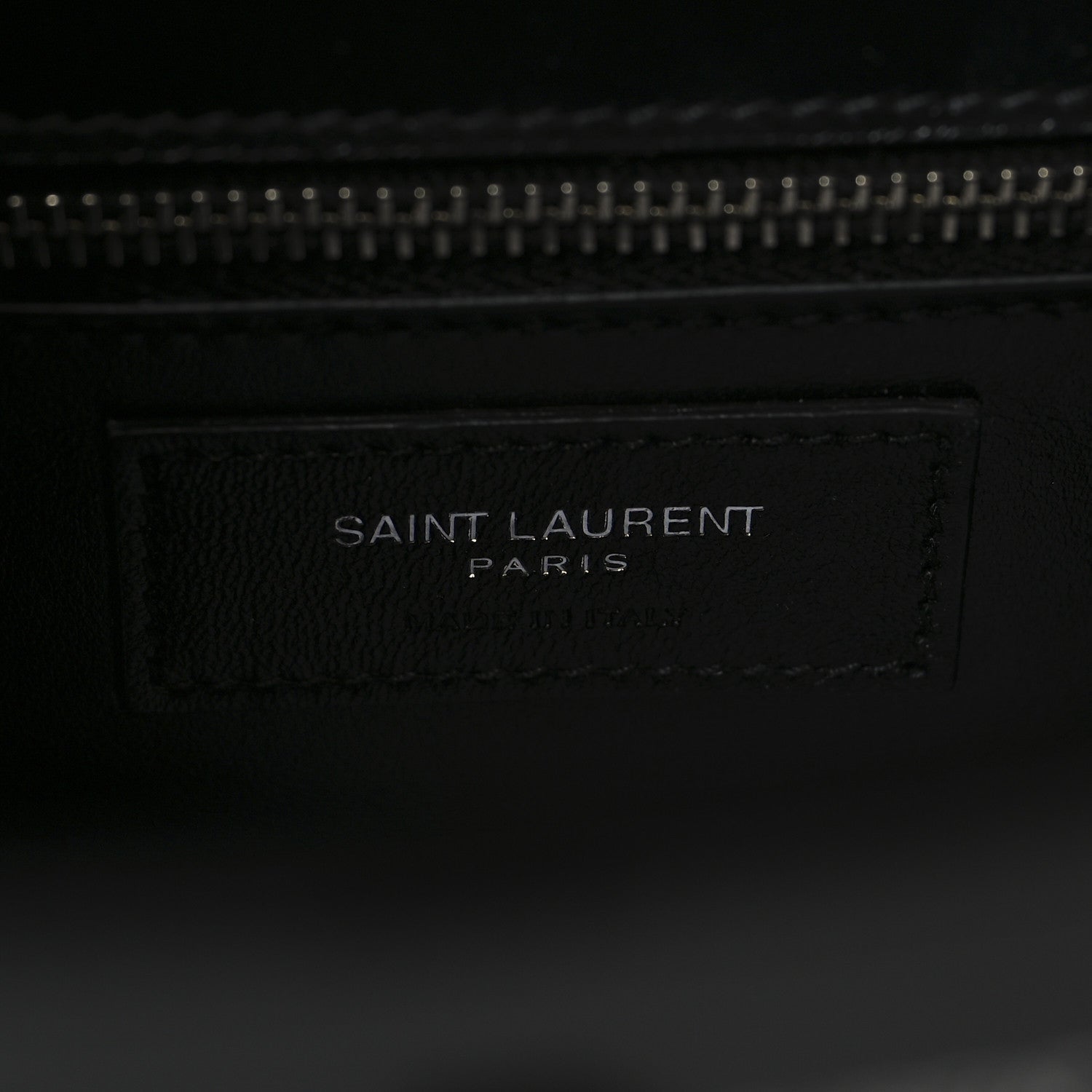 Saint Laurent Shiny Calfskin Le Fermoir Top Handle Bag Small Black 6 of 9