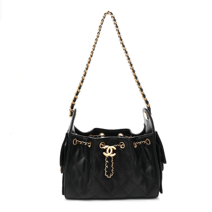Chanel Caviar Quilted Mini Chanel 25 Handbag Black 1 of 10