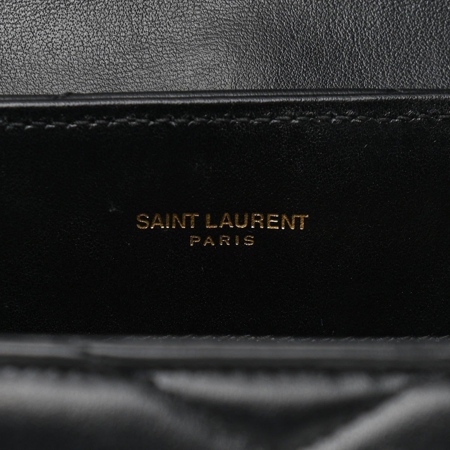 Saint Laurent Calfskin Y Quilted Monogram Medium Loulou Chain Satchel Black 6 of 15