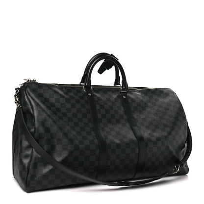 Louis Vuitton Damier Graphite Keepall Bandouliere 55 2 of 8