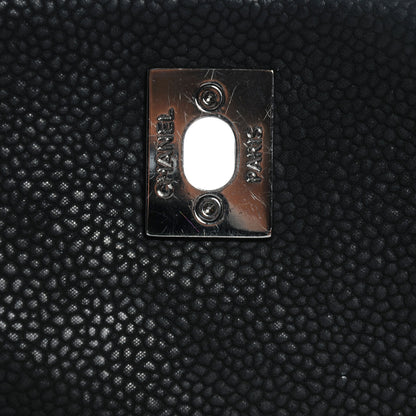 Chanel Iridescent Caviar Small Lady Pearly Flap Black 6 of 8