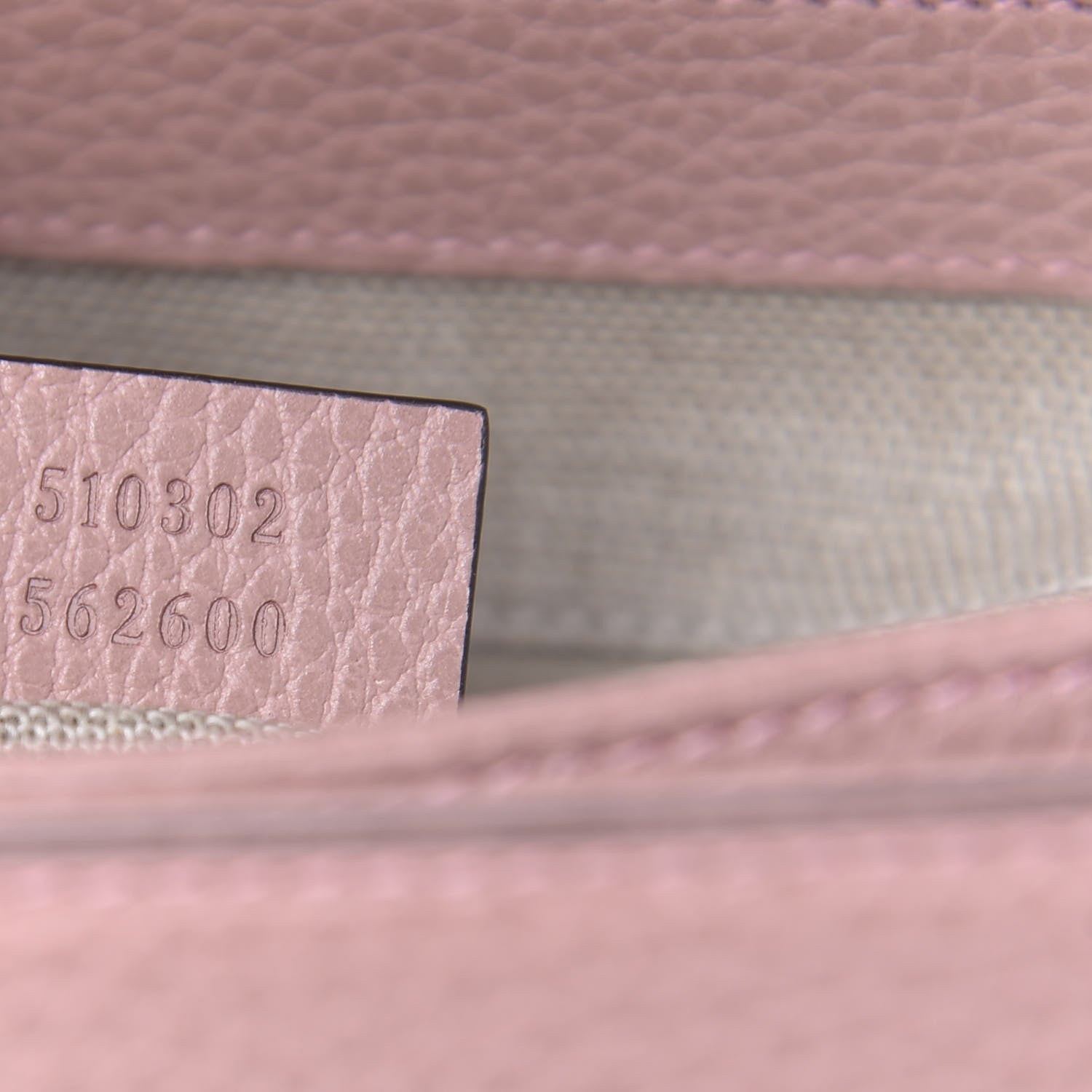 Gucci Dollar Calfskin Interlocking G Top Handle Shoulder Bag Soft Pink 7 of 10