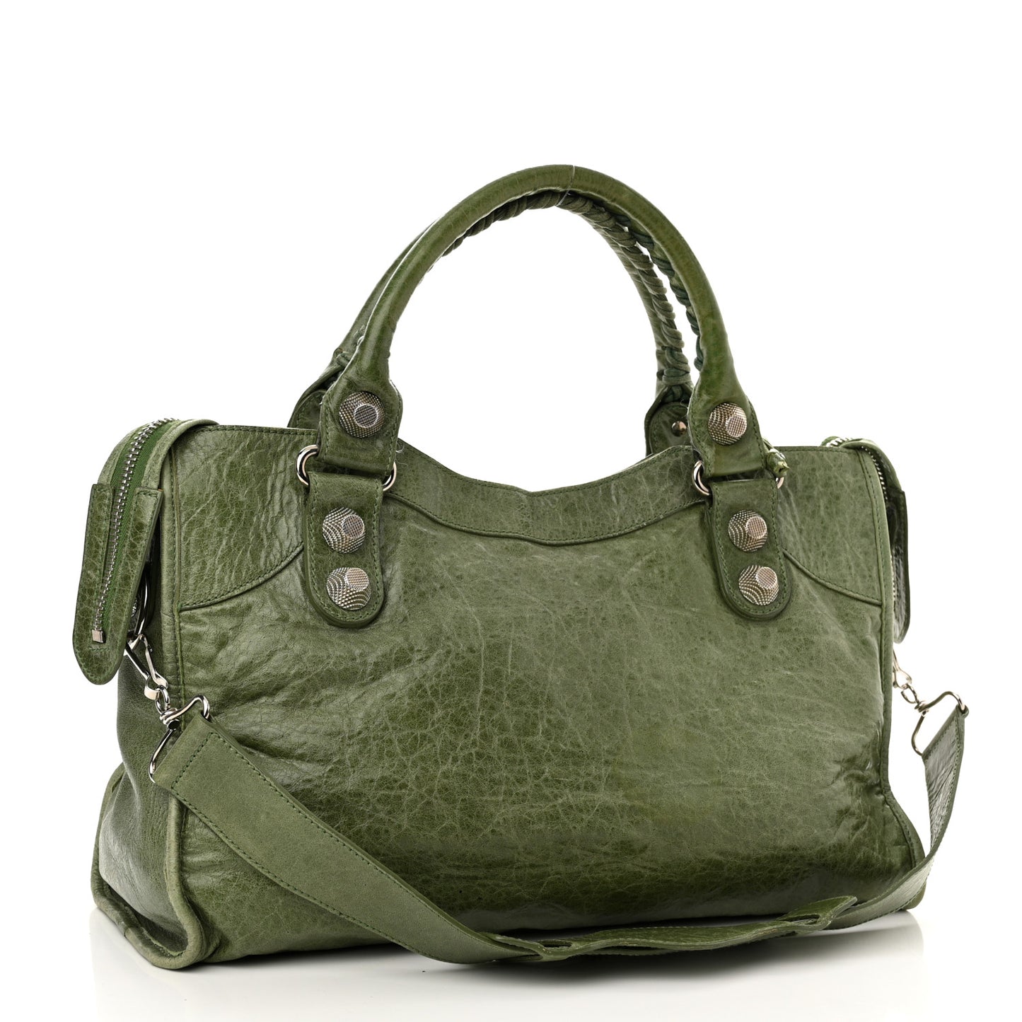 Agneau Giant 21 Silver Hardware City Vert Thyme