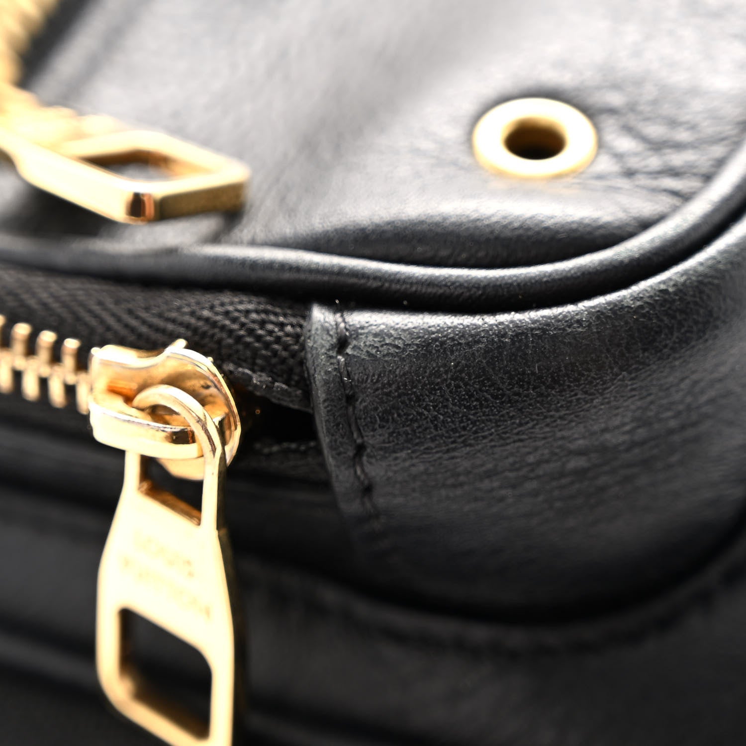 Louis Vuitton Calfskin Monogram Embossed Utility Crossbody Black 14 of 16